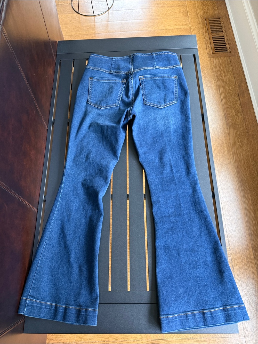 INC International Concepts Dark Blue Flare Jeans